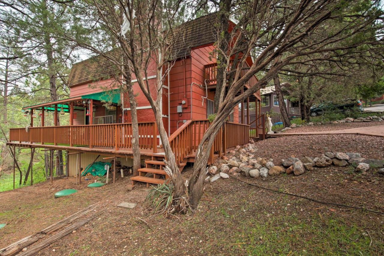 Ruidoso Cabin With Deck And Grill Less Than 3 Mi To Race Track Villa Exterior foto