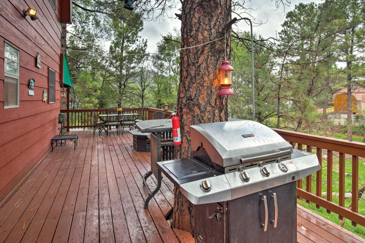Ruidoso Cabin With Deck And Grill Less Than 3 Mi To Race Track Villa Exterior foto