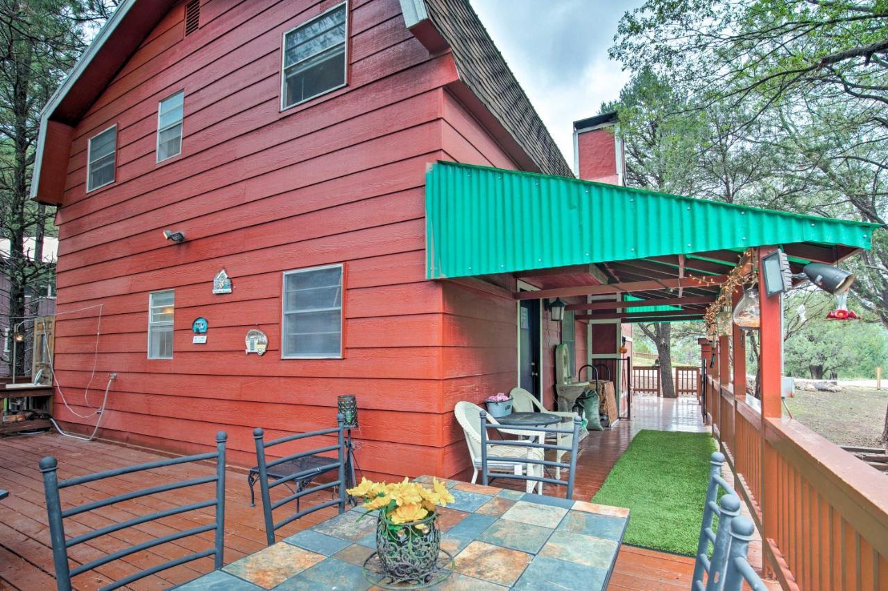 Ruidoso Cabin With Deck And Grill Less Than 3 Mi To Race Track Villa Exterior foto